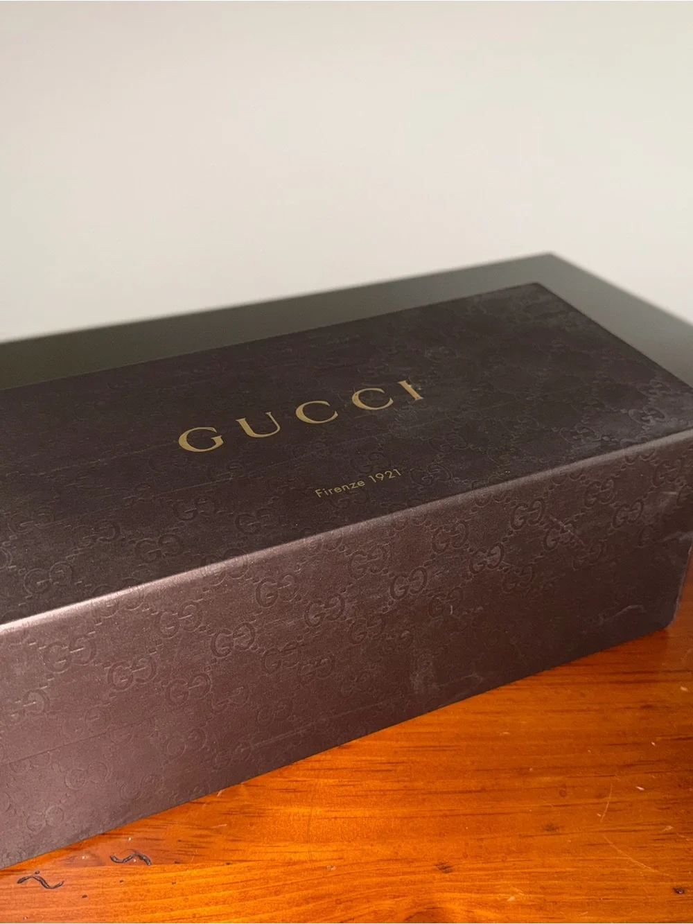 Gucci Black Leather Studded GG Logo Ballet Flats